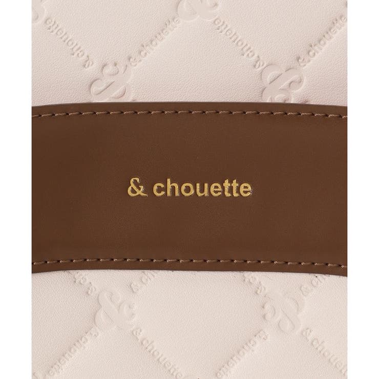 型押しモノグラム スクエアショルダーバッグ | & chouette | 詳細画像14 