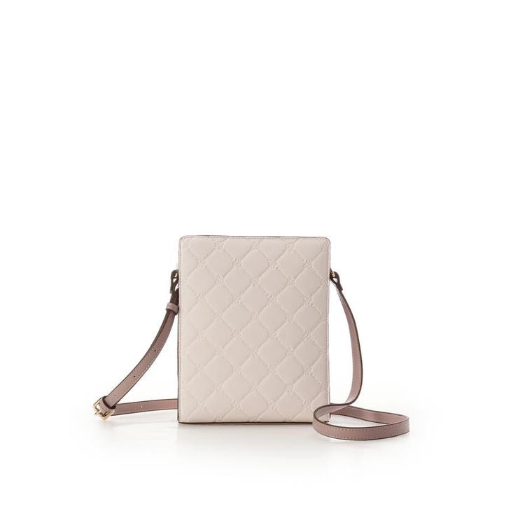 型押しモノグラム スクエアショルダーバッグ | & chouette | 詳細画像10 