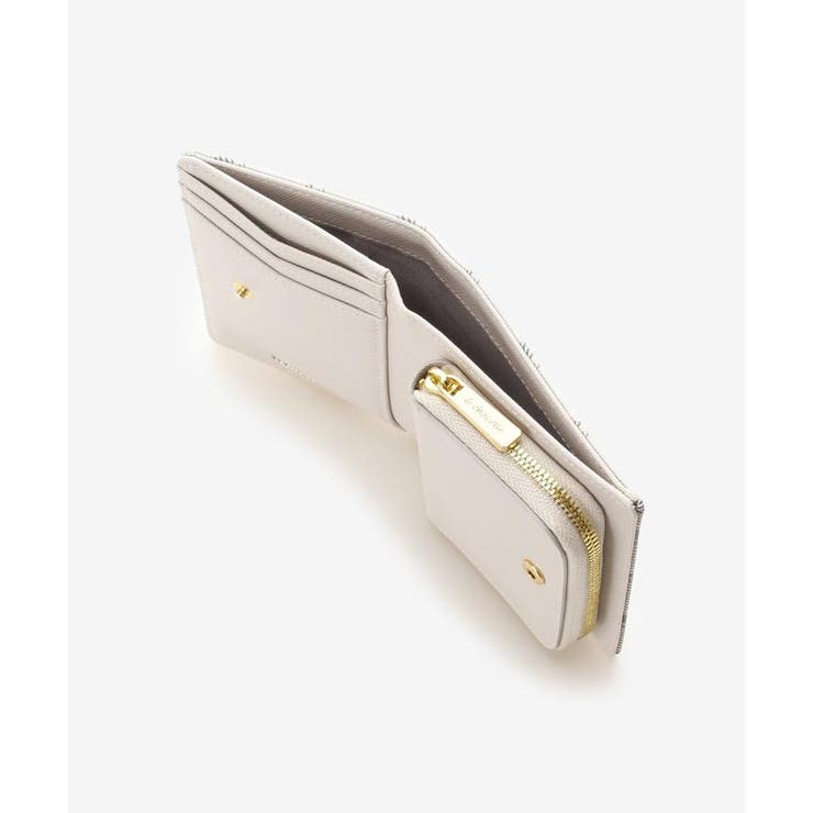 チェックビジュー新型折財布[品番：STJW0008044]｜& chouette