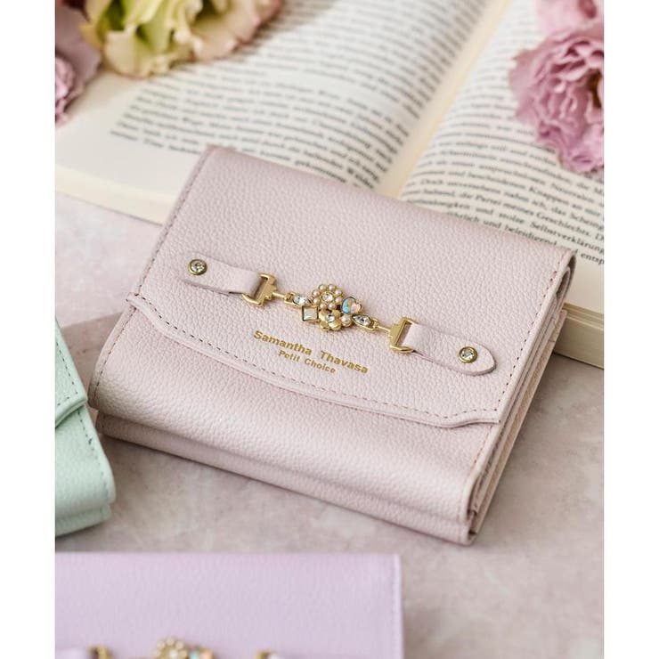 ピンク | フラワービット 折財布 | Samantha Thavasa Petit Choice