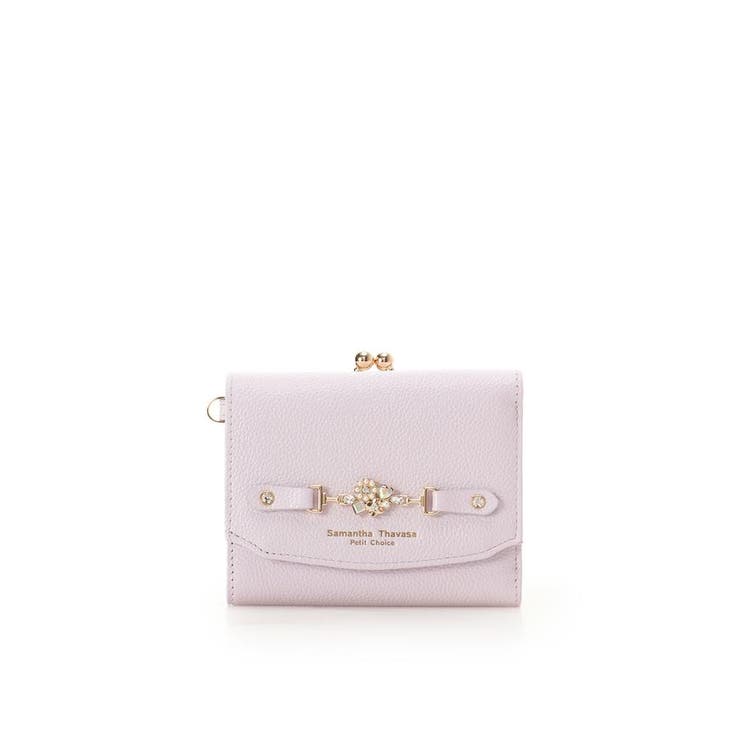 ラベンダー | フラワービット 折財布 | Samantha Thavasa Petit Choice
