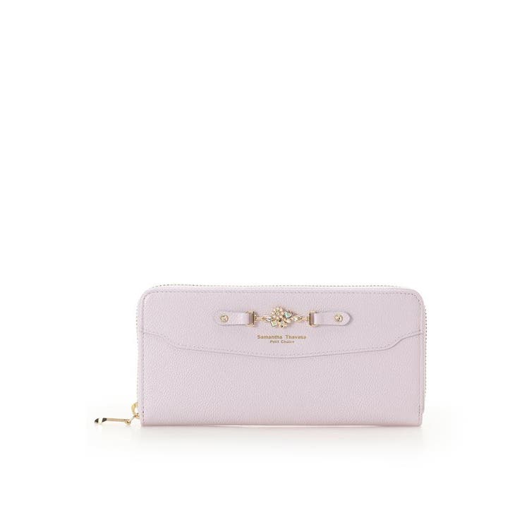 ラベンダー | フラワービット 長財布 | Samantha Thavasa Petit Choice