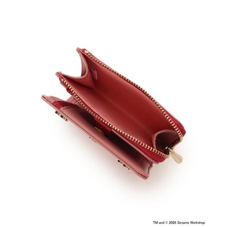 セサミストリートコレクション「エルモ」折財布 | SAMANTHAVEGA | 詳細画像4 
