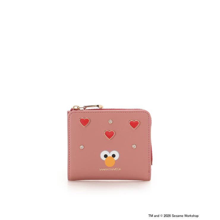 レッド | セサミストリートコレクション「エルモ」折財布 | SAMANTHAVEGA