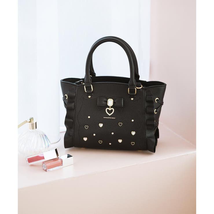 サイドレースアップリボンビジューミニフラッター | SAMANTHAVEGA | 詳細画像9 