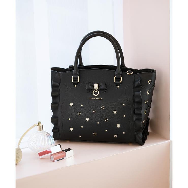 サイドレースアップリボンビジューフラッター | SAMANTHAVEGA | 詳細画像9 