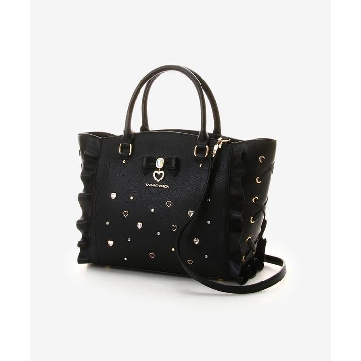 サイドレースアップリボンビジューフラッター | SAMANTHAVEGA | 詳細画像3 