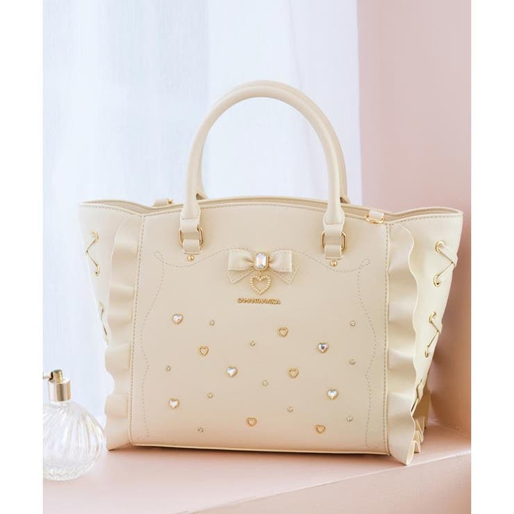 サイドレースアップリボンビジューフラッター | SAMANTHAVEGA | 詳細画像10 