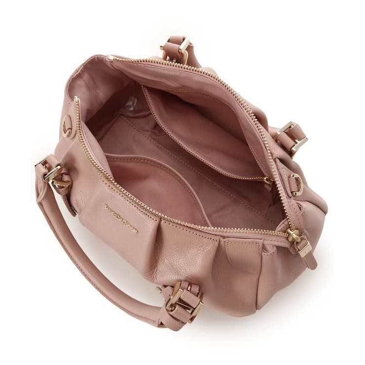 タックデザインソフトレザーハンドバッグ | Samantha Thavasa | 詳細画像16 