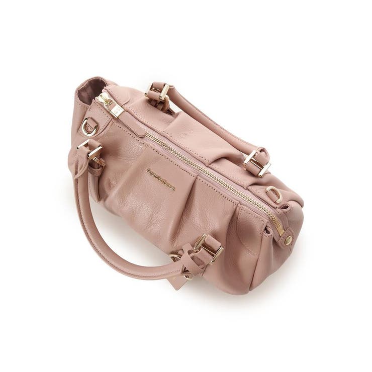 タックデザインソフトレザーハンドバッグ | Samantha Thavasa | 詳細画像15 