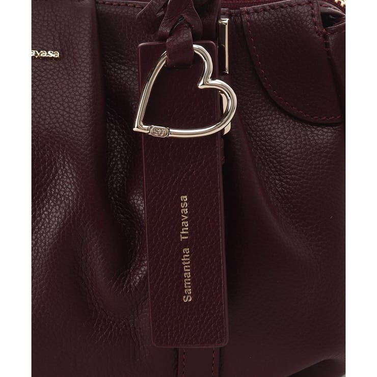 タックデザインソフトレザーハンドバッグ | Samantha Thavasa | 詳細画像23 