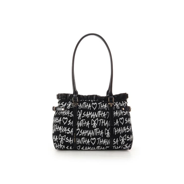 ブラック | スクリッタ柄 サマンサ ルプリュ | Samantha Thavasa