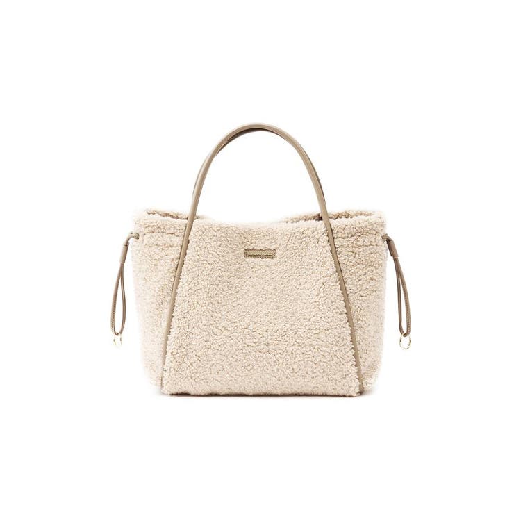 ベージュ | カジュアルテイストボアバッグ | Samantha Thavasa