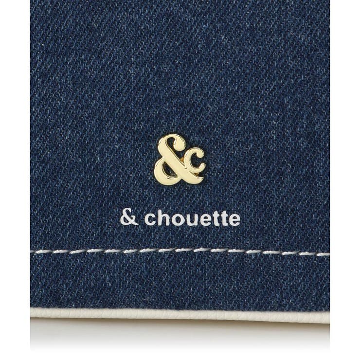 デニム ステッチデザインショルダーバッグ | & chouette | 詳細画像11 