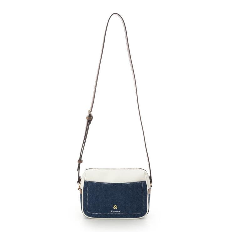 デニム ステッチデザインショルダーバッグ | & chouette | 詳細画像13 