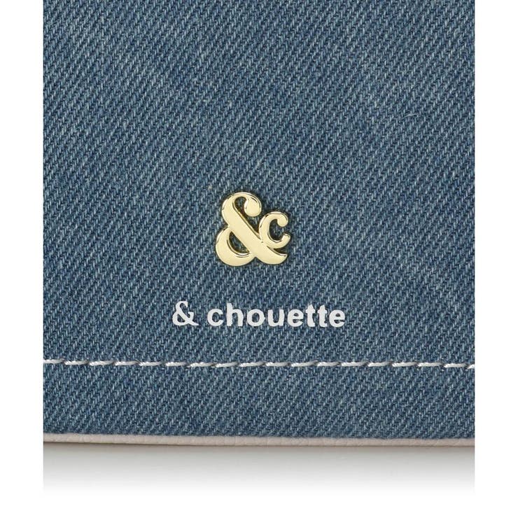デニム ステッチデザインショルダーバッグ | & chouette | 詳細画像17 