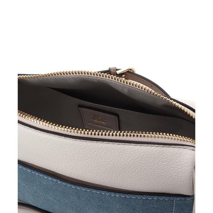 デニム ステッチデザインショルダーバッグ | & chouette | 詳細画像18 