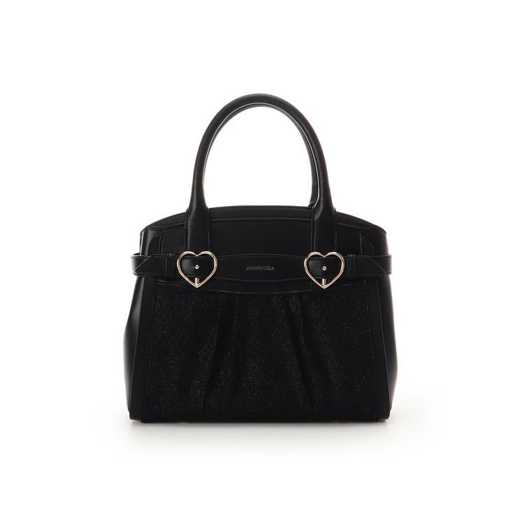 ブラック | レースハートベルトハンドバッグ | SAMANTHAVEGA