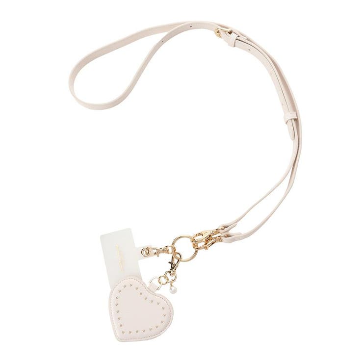 オフホワイト | ハートコレクション スマホストラップ | Samantha Thavasa Petit Choice