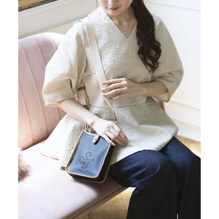 パンチングデザイン スクエアショルダーバッグ | Samantha Thavasa | 詳細画像8 