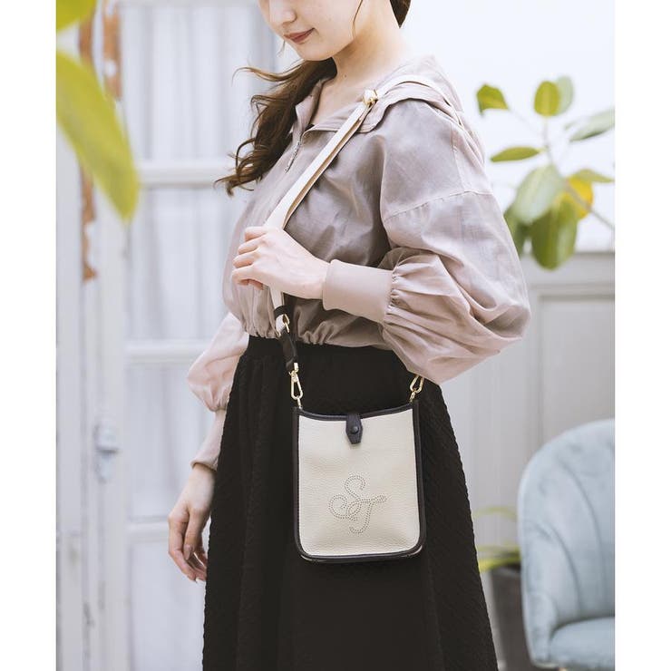 パンチングデザイン スクエアショルダーバッグ | Samantha Thavasa | 詳細画像23 