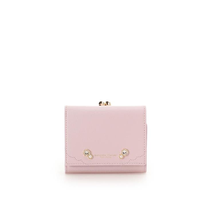 ピンク | エレガントフラワー 口金折財布 | Samantha Thavasa Petit Choice