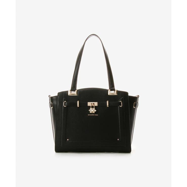 ベルトビジューA4トートバッグ[品番：STJW0011545]｜SAMANTHAVEGA 