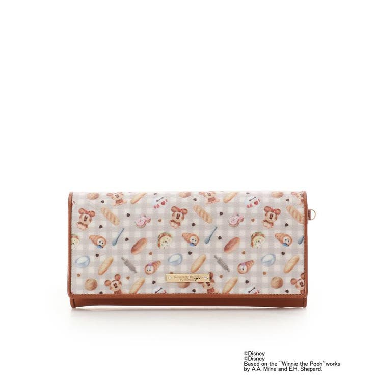 キャメル | ディズニー『Nuiパン』コレクション 長財布 | Samantha Thavasa Petit Choice