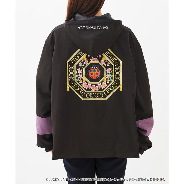 ブラック | アニメ 「ジョジョの奇妙な冒険 黄金の風」コラボ ブルゾン | SAMANTHAVEGA