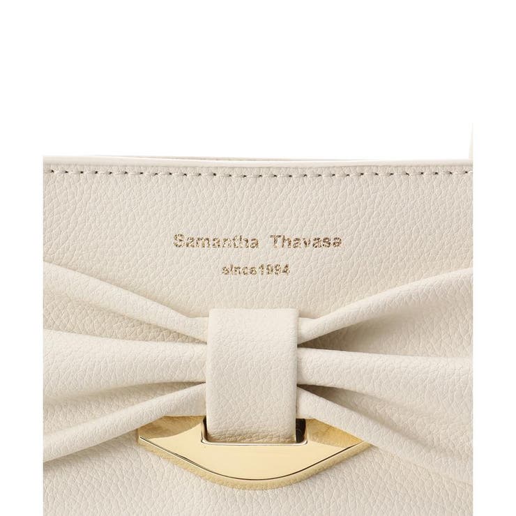 リボンモチーフ スプリットレザーハンドバッグ | Samantha Thavasa | 詳細画像14 