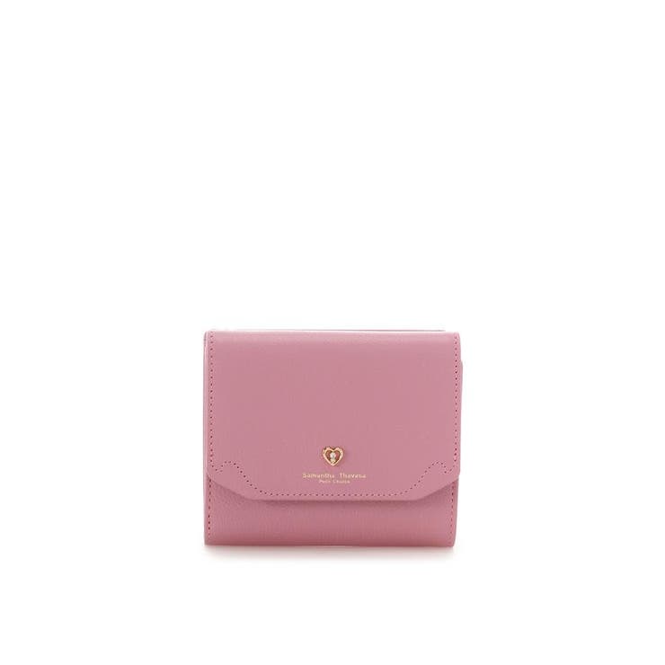オールドローズ | プチハート金具折財布 | Samantha Thavasa Petit Choice