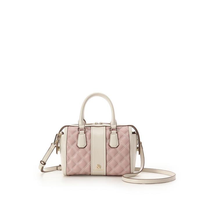 ピンク | キルティングボストンバッグ | & chouette