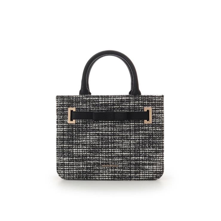 ブラック | ループツイードデザイン エムシュシュⅢ トートバッグ | Samantha Thavasa