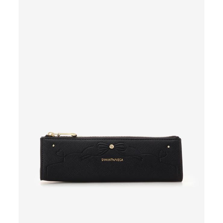 エンボスリボンペンケース[品番：STJW0012550]｜SAMANTHAVEGA