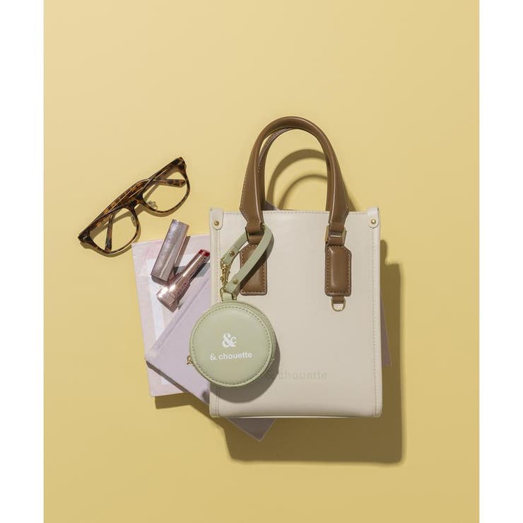 ポーチ付き ドットロゴデザインショルダーバッグ | & chouette | 詳細画像16 