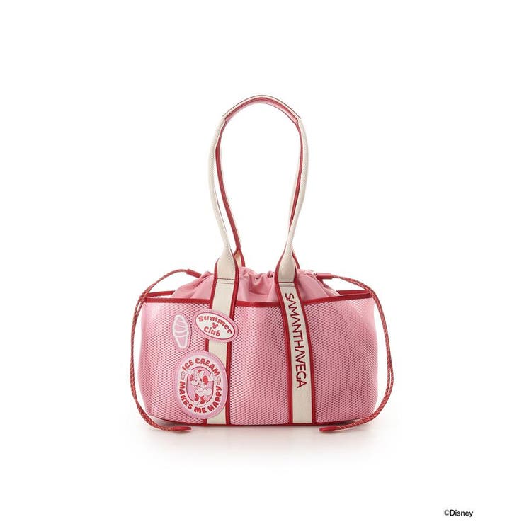 ピンク | 「ミッキーマウス＆フレンズ」ロゴテープトートバッグ（ミニーマウス） | SAMANTHAVEGA
