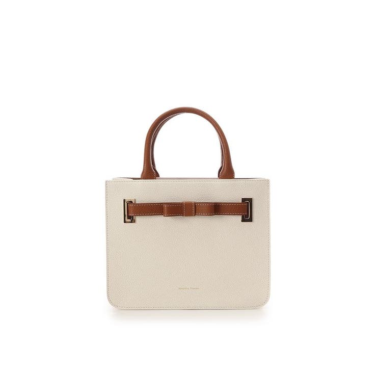 オフホワイト | 新バイカラーエムシュシュⅡ トートバッグ | Samantha Thavasa