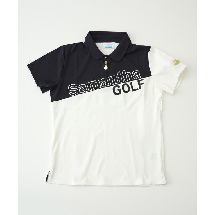 バイヤススポーティーハーフジップポロシャツ | Samantha GOLF | 詳細画像1 