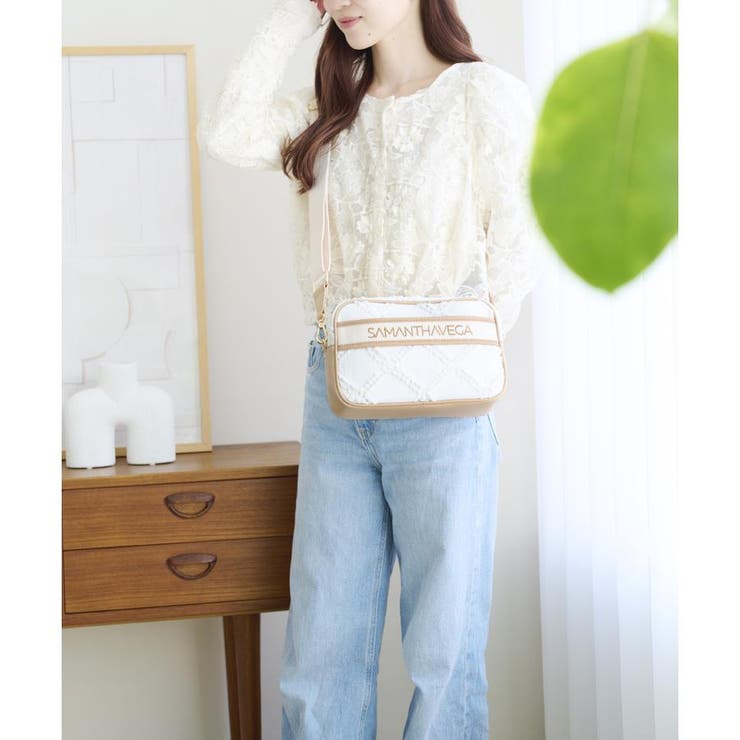 ロゴテープデニム風ショルダー | SAMANTHAVEGA | 詳細画像9 