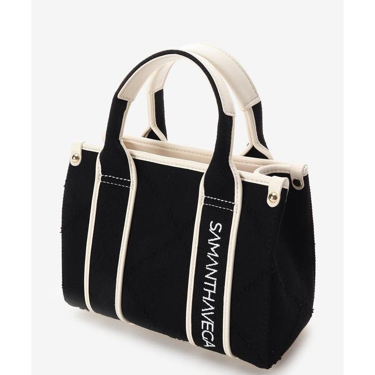 ロゴテープデニム風トート（ミニ） | SAMANTHAVEGA | 詳細画像3 