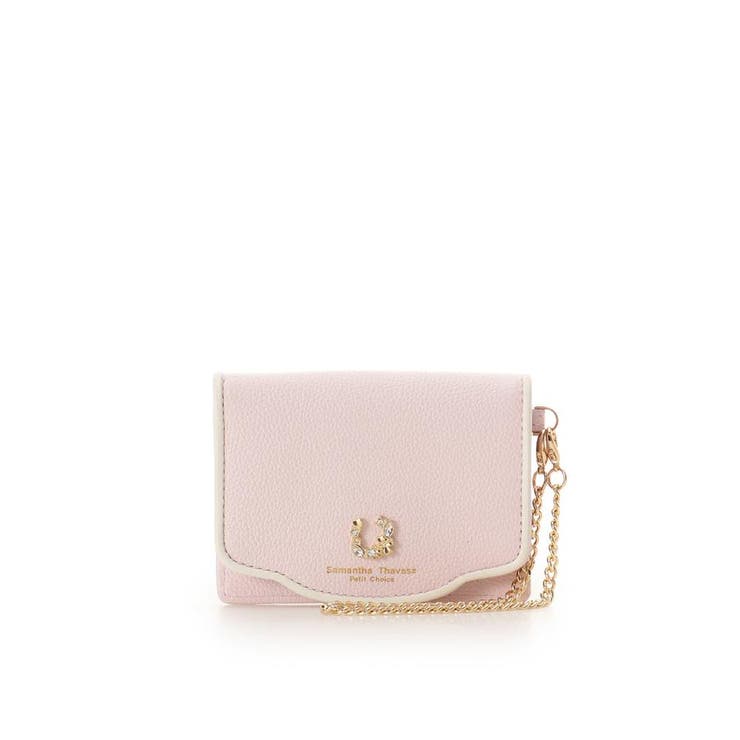 ピンク | フープラインビジュー パスケース | Samantha Thavasa Petit Choice