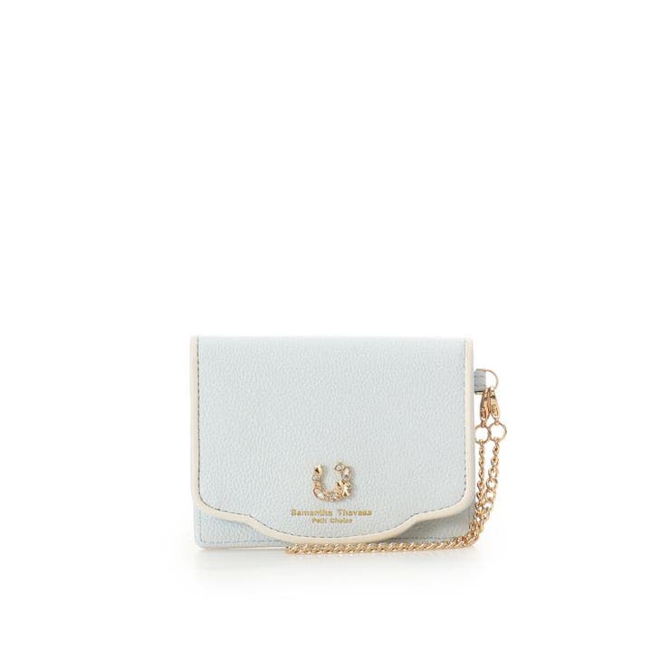 ライトブルー | フープラインビジュー パスケース | Samantha Thavasa Petit Choice