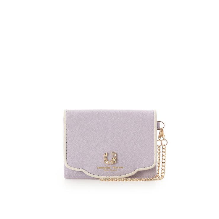 ラベンダー | フープラインビジュー パスケース | Samantha Thavasa Petit Choice