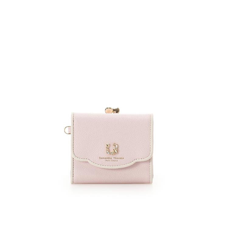 ピンク | フープラインビジュー 折財布 | Samantha Thavasa Petit Choice