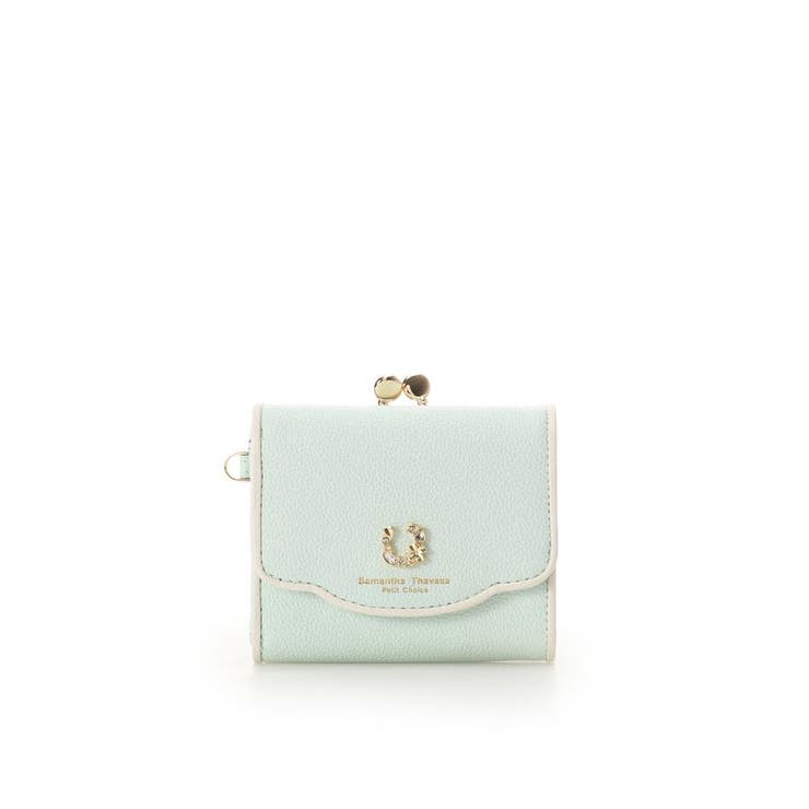 ミント | フープラインビジュー 折財布 | Samantha Thavasa Petit Choice