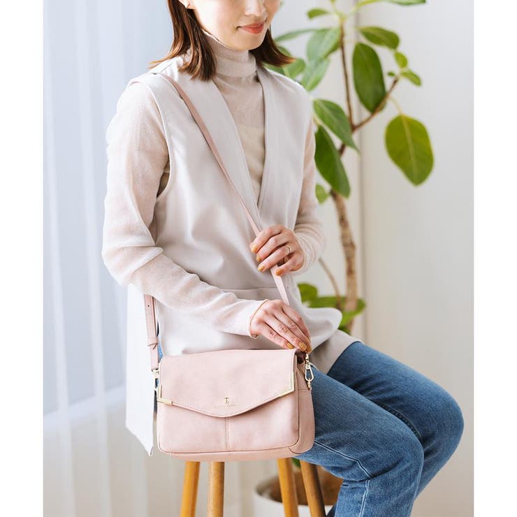 デニム調デザイン ショルダーバッグ[品番：STJW0012872]｜Samantha  