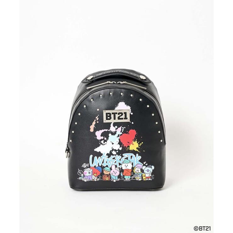 BT21 リュック(ブラック)[品番：STJW0009679]｜SAMANTHAVEGA 