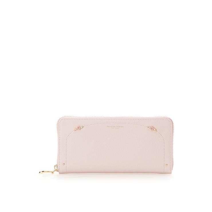 ピンク | フラワーパール 長財布 | Samantha Thavasa Petit Choice