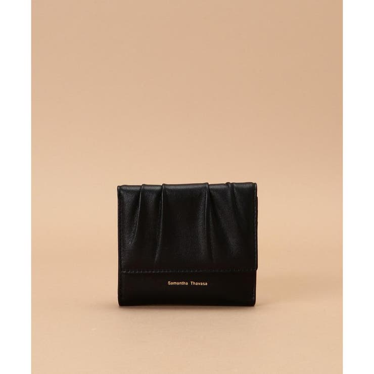 ブラック | タックデザイン 二つ折り財布 | Samantha Thavasa