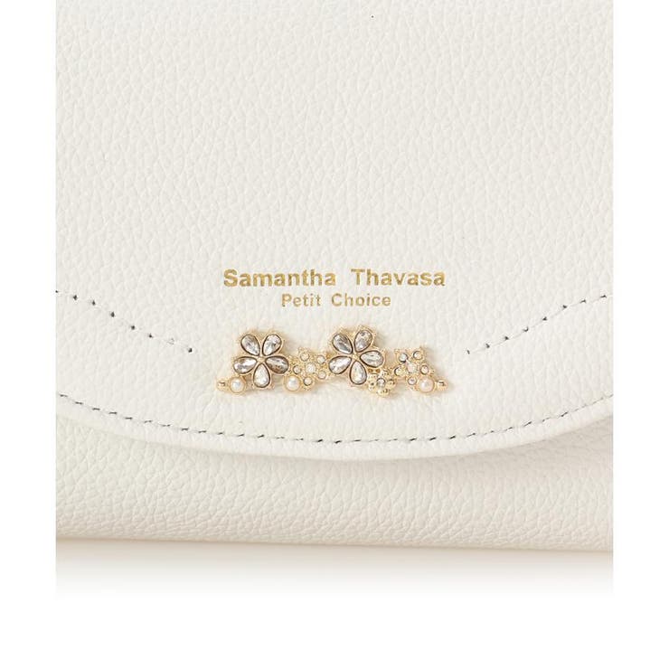 ラメフラワービジュー 折財布 | Samantha Thavasa Petit Choice | 詳細画像12 